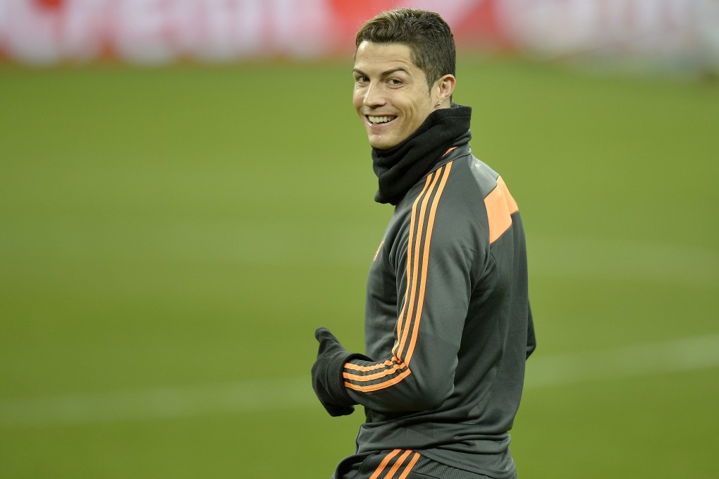 Cristiano Ronaldo in training in Germany. Photo: AP