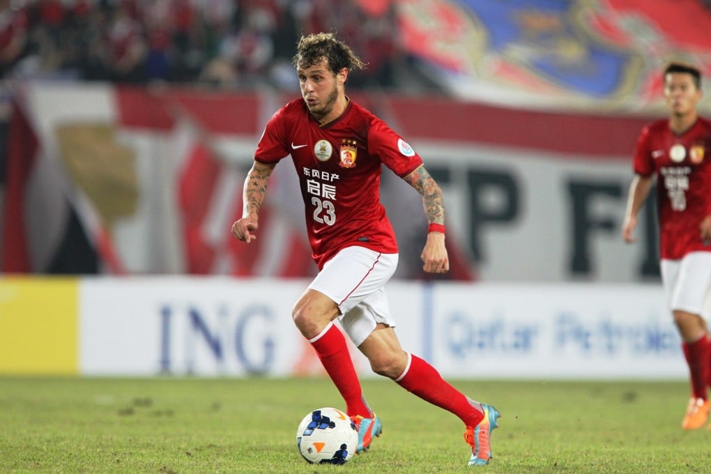 Italy international Alessandro Diamanti scored twice in Guangzhou Evergrande's 4-2 comeback win over Australia’s Melbourne Victory on Wednesday night. Photo: SCMP