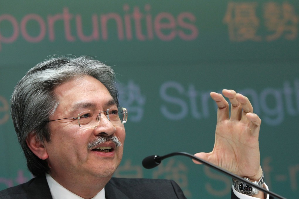 Tsang told listeners it was right for him to be financially conservative. Photo: Sam Tsang