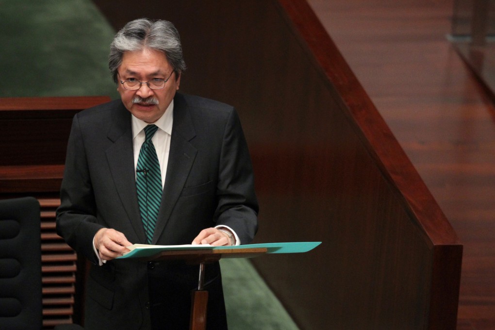 Financial Secretary John Tsang Chun-wah