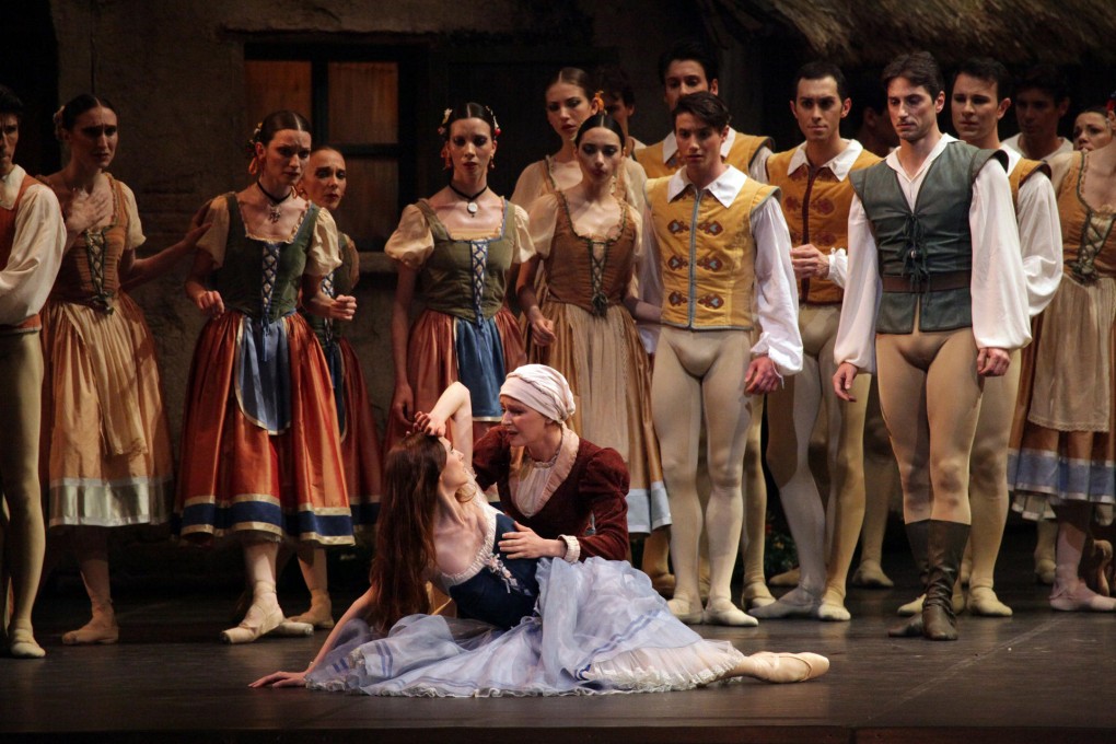 A scene from La Scala's production of Giselle.
