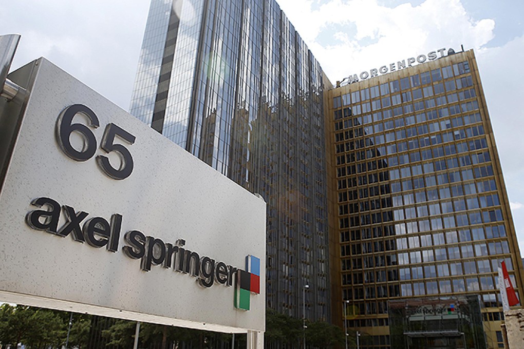 German publisher Axel Springer's headquarters in Berlin. Photo: Reuters