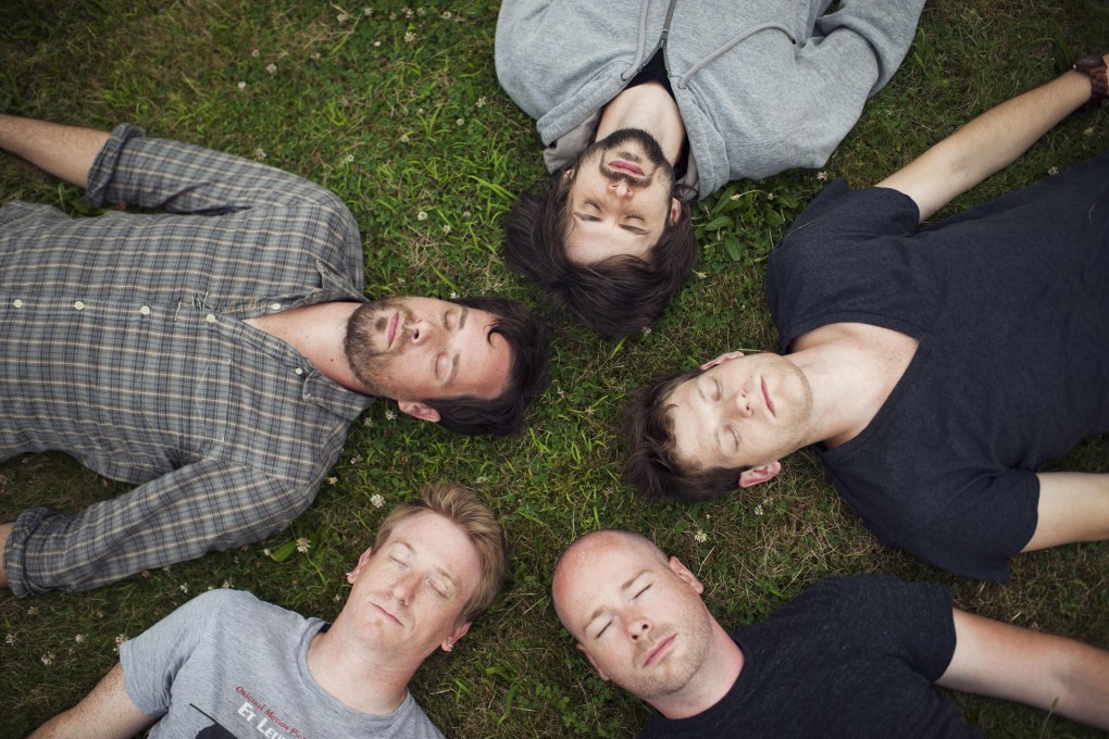 Five-piece Caspian lose themselves in the music. Photo: Evan Tereault