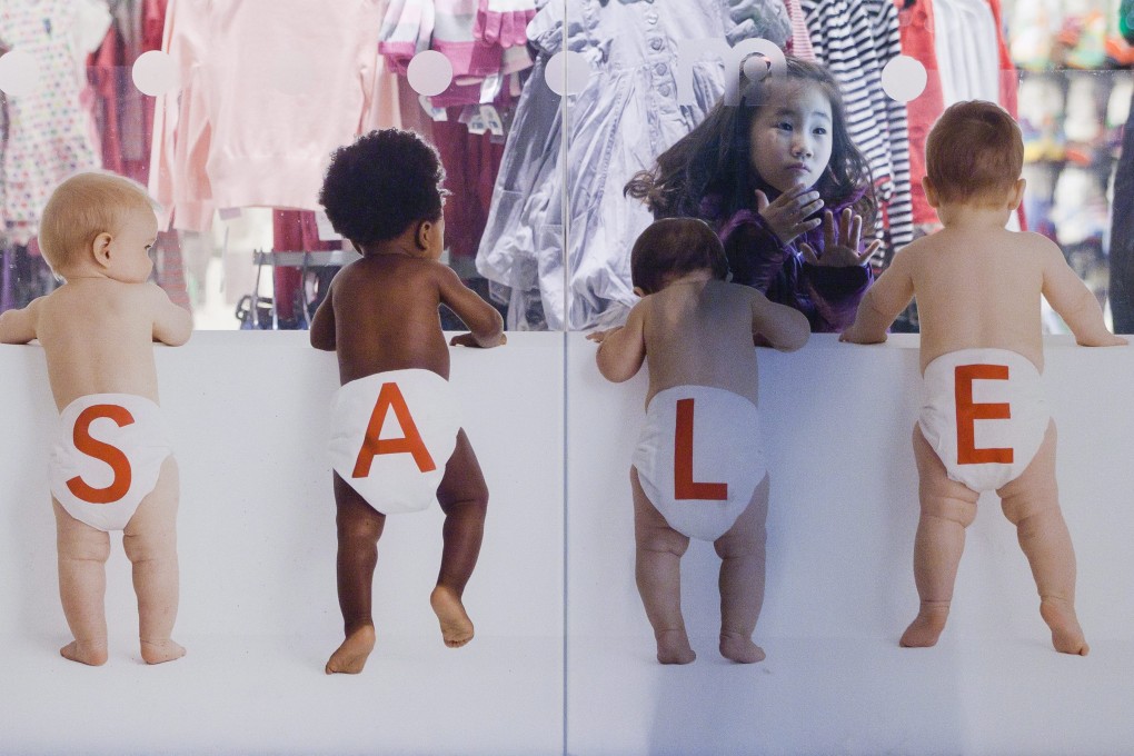 Baby trafficking has emerged as a serious social problem on mainland China. Photo: EPA