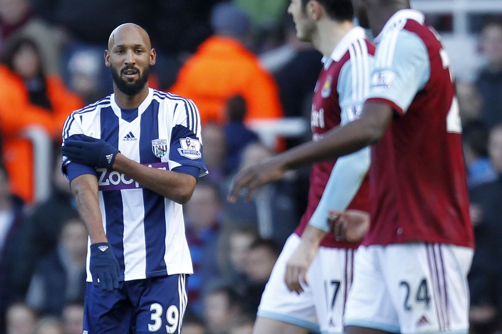 Nicolas Anelka's gesture was found to be racist and abusive, even if he was not being intentionally anti-Semitic. Photo: AFP