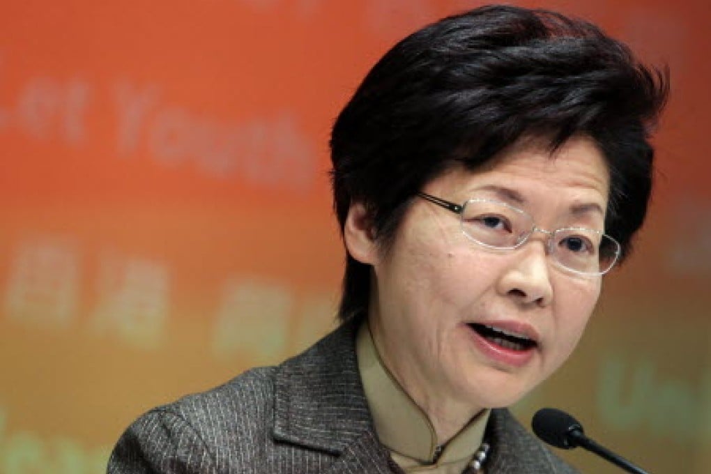 Carrie Lam. Photo: Sam Tsang