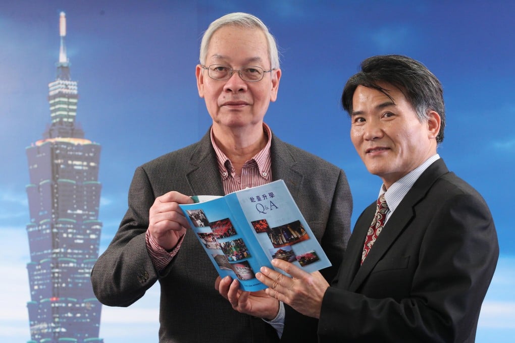 Taiwan's Lee Chee-man and Peter Sheu. Photo: Edward Wong
