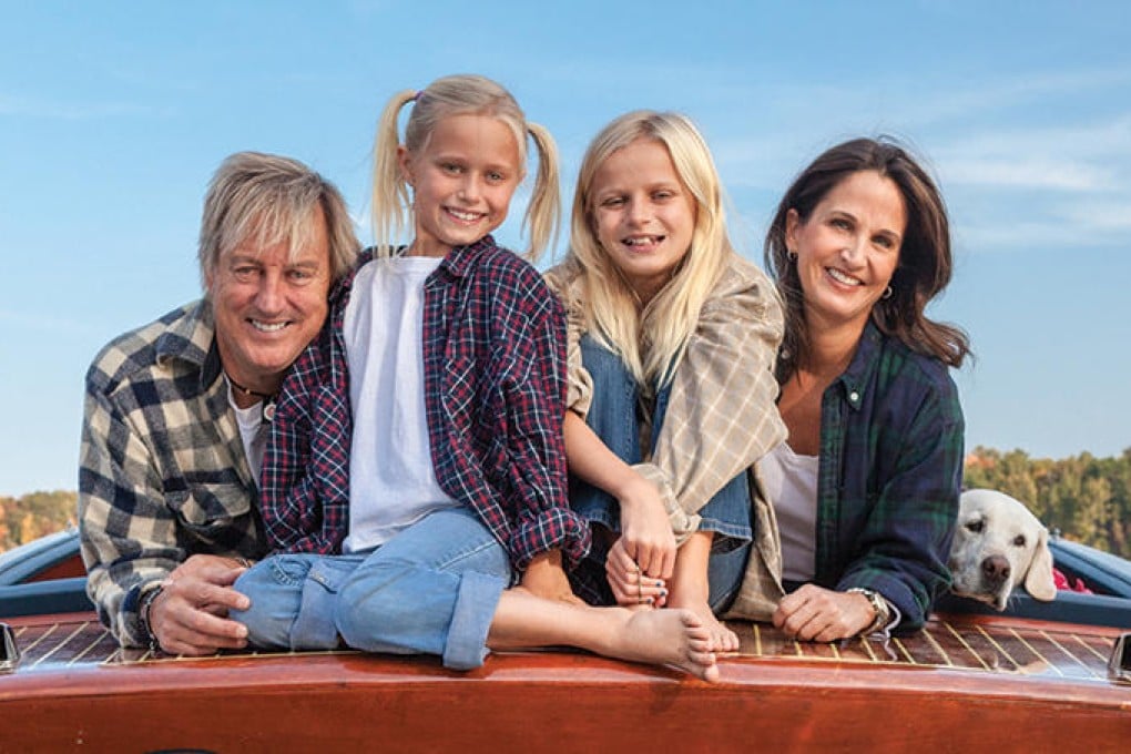 Mark Lacek and family.Photo: Alec Johnson