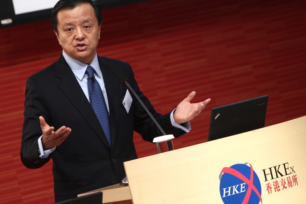 Charles Li reiterated HKEx's role as a regulator of listed companies. Photo: Jonathan Wong