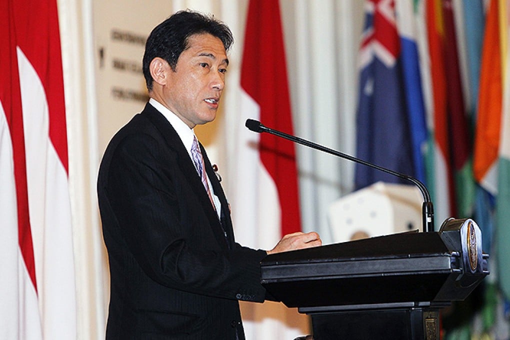 Japanese Foreign Minister Fumio Kishida. Photo: EPA
