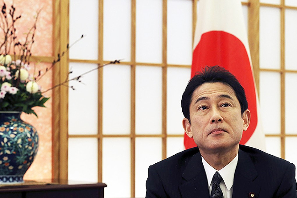 Japan's Foreign Minister Fumio Kishida. Photo: AP