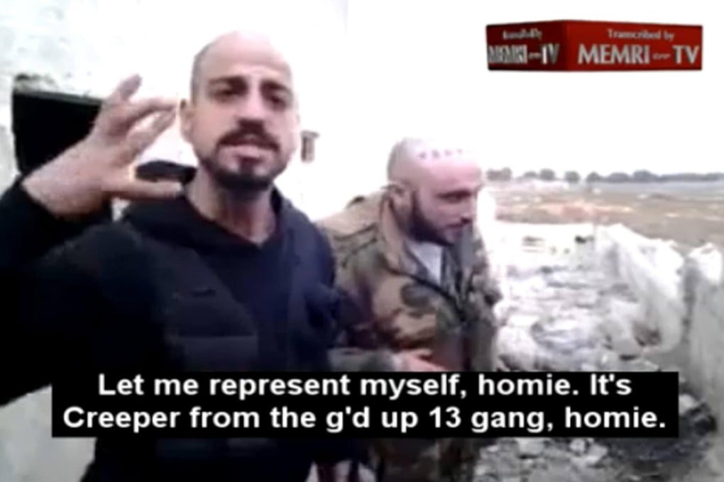 The two men, who claim to be Los Angeles gang members, could have been in Syria for about a year. Photo: SCMP Pictures