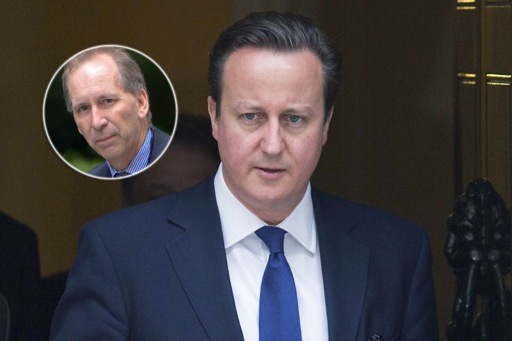 British Prime Minister David Cameron and his senior aide Patrick Rock (inset). Photos: Reuters, Steve Back