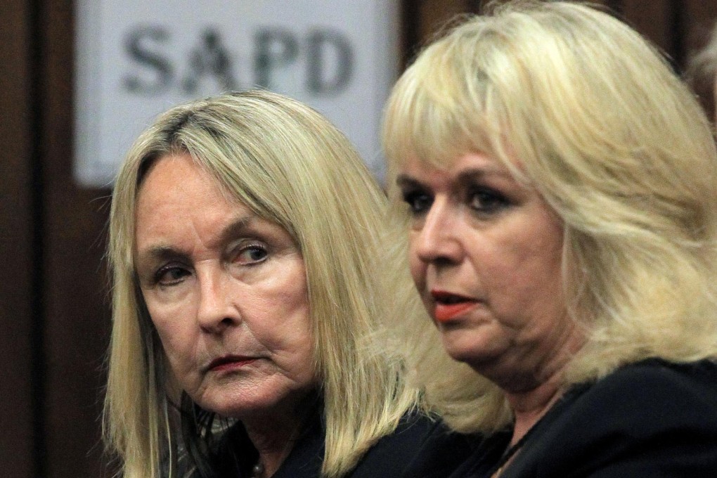 June Steenkamp (left). Photo: AFP