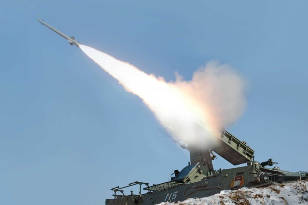 North Korean military's missile firing drill. Photo: Reuters