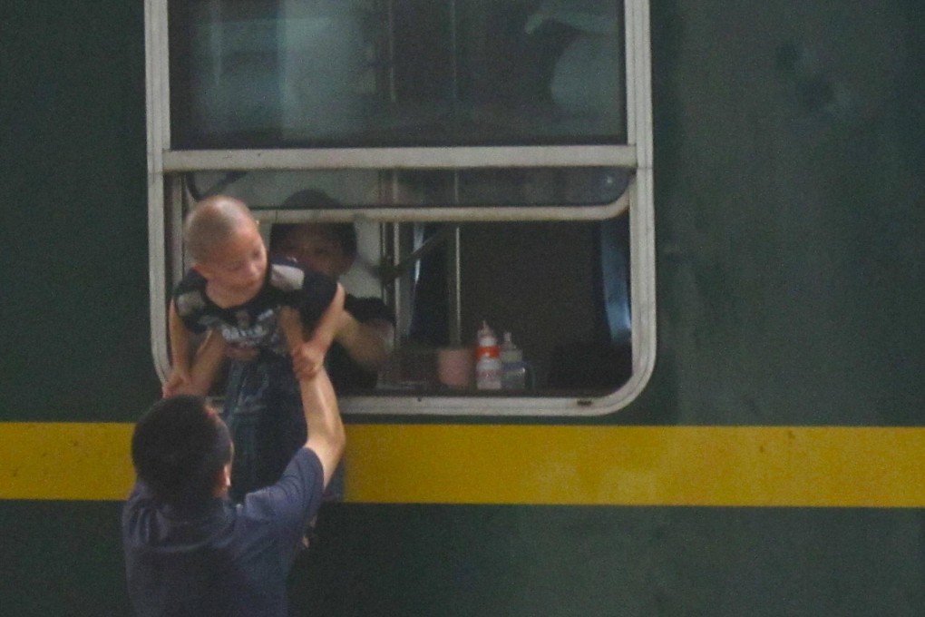 Fast track: travelling on China's overcrowded trains is no child's play. Photo: Cecilie Gamst Berg