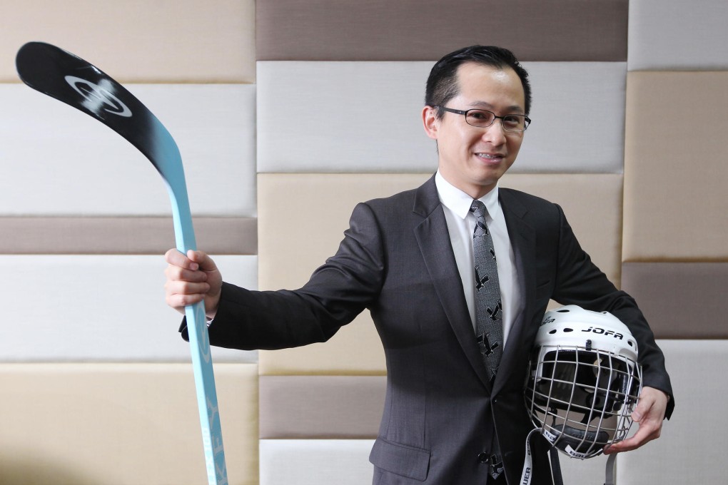 International Ice Hockey Federation vice-president Thomas Wu's efforts for the game in Hong Kong have begun to bear fruit. Photo: Sam Tsang