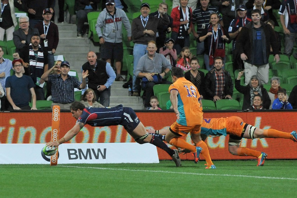 Melbourne Rebels captain Scott Higginbotham is enjoying his leadership role. Photo: AFP