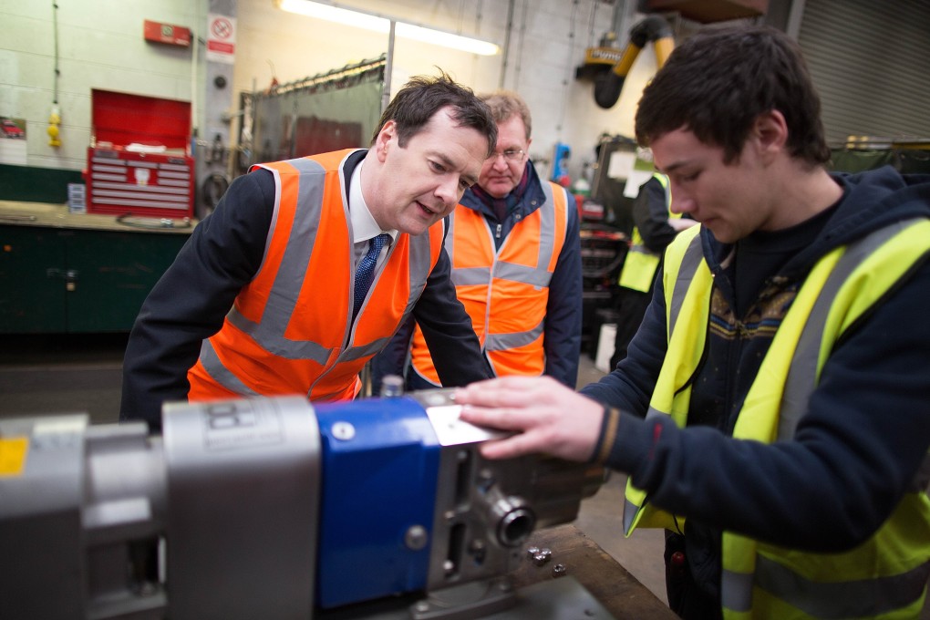 British Chancellor of the Exchequer George Osborne (left) warned that Scotland would have to leave the pound if it voted to become independent. Photo: AFP