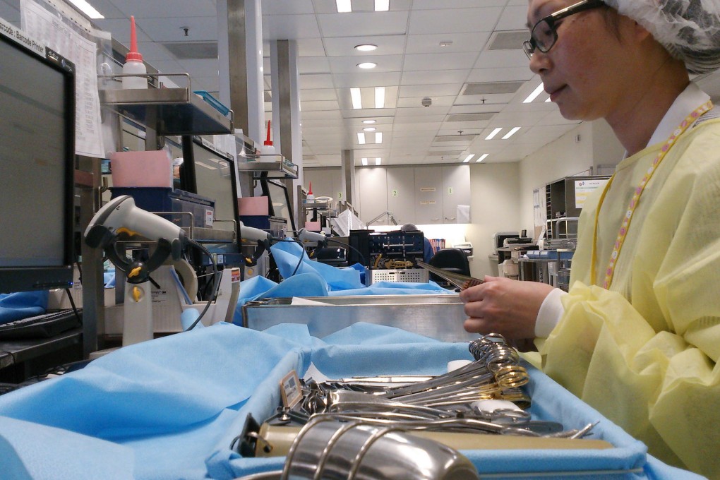 The system also helps staff check and pack tools. Photo: Lo Wei