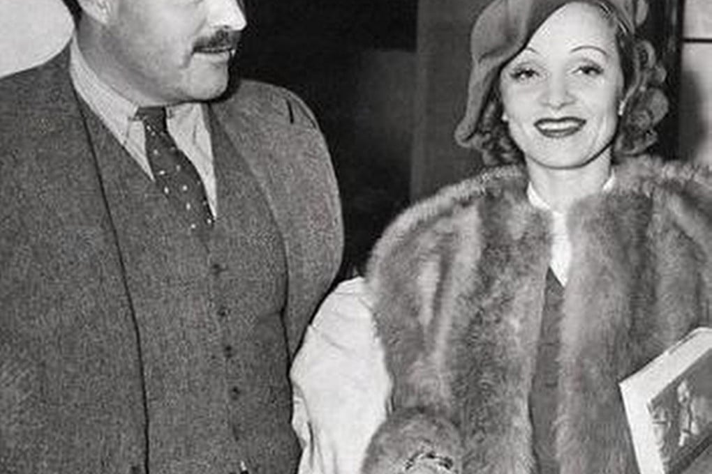 Lifelong friends, but never lovers, Ernest Hemingway and Marlene Dietrich in 1938. Photos: SCMP Pictures