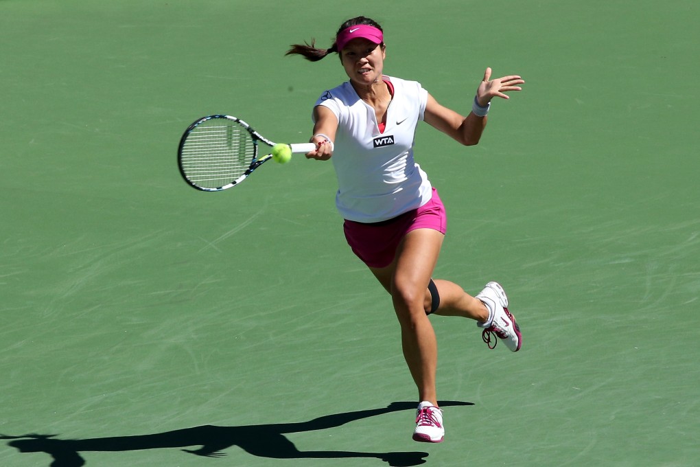 Li Na on her way to victory over Karolina Pliskova of the Czech Republic. Photo: EPA