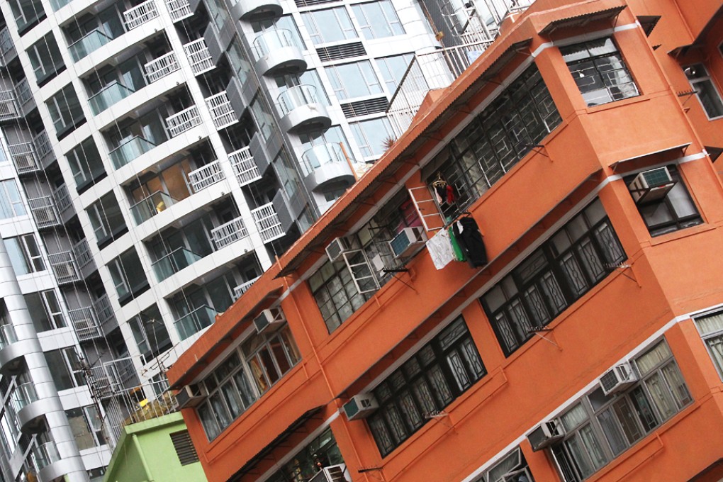 General shot of residential area at Wan Chai. Photo: Sam Tsang