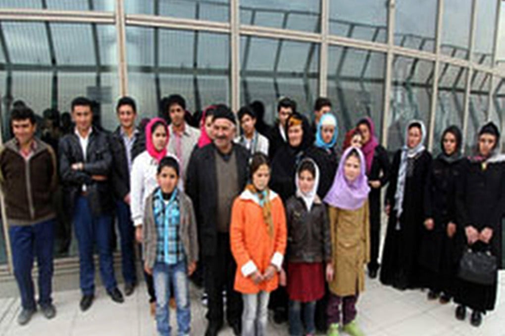 Qassem Ali-Loui, a farmer from Azerbaijan province, holds the record of having Iran's largest family, with 19 children.Photo: SCMP Picture