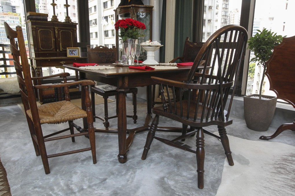 A Windsor chair at Authentiques.