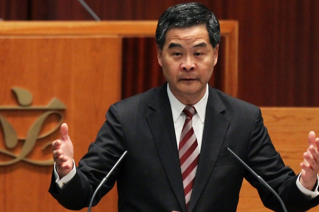 Chief Executive Leung Chun-ying. Photo: Sam Tsang