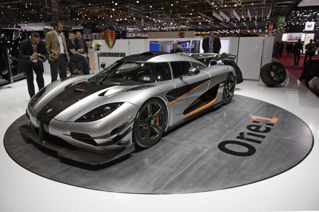The Koenigsegg One: 1 is the world's fastest production car. Only six have been built. Photo: EPA