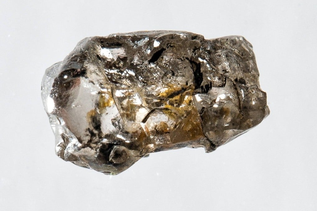 The diamond is estimated to have travelled 500 kilometres through the earth. Photo: University of Alberta