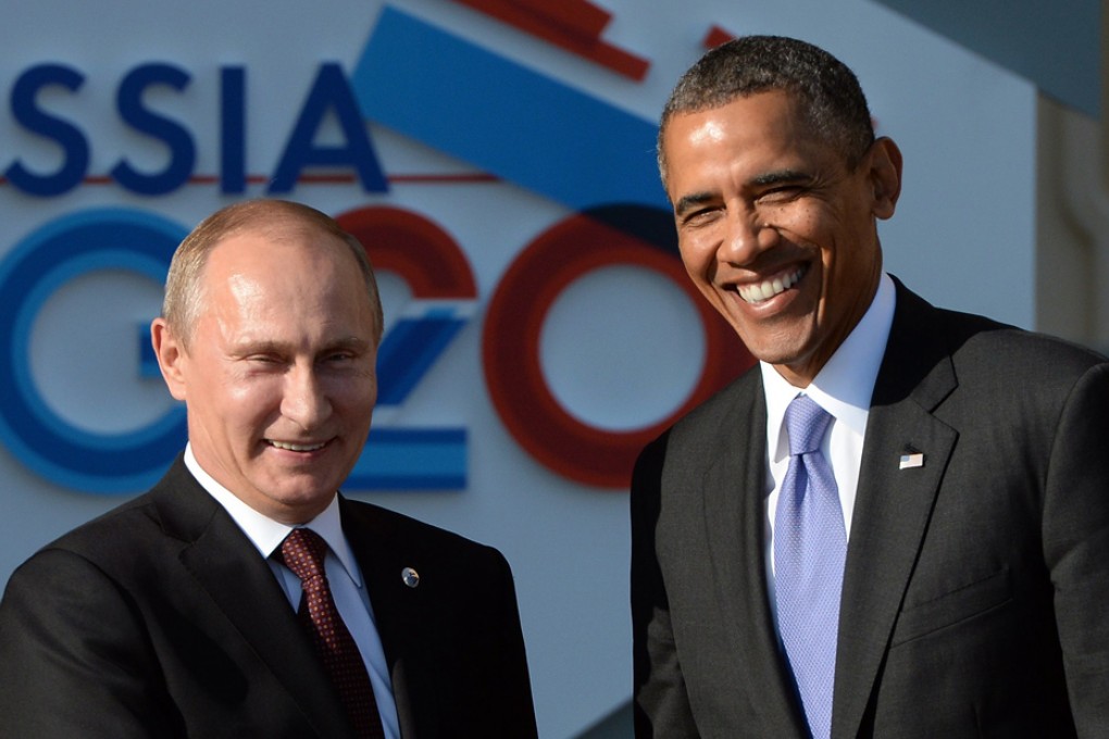 Russian President Vladimir Putin (left) and US President Barack Obama. Photo: EPA