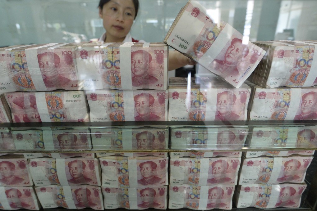 Chinese banks cut loans to bloated industries like steel, cement.