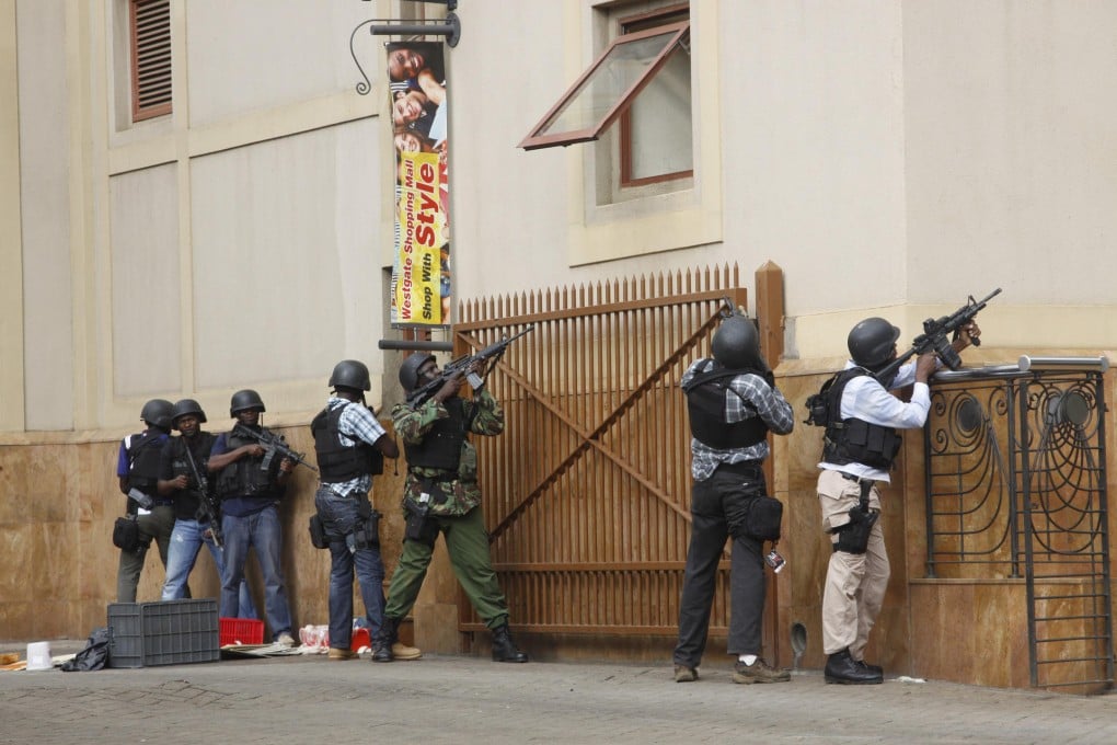 Special forces at the scene of September's terrorist attack on a Nairobi shopping mall, which left 67 people dead. Photo: AP