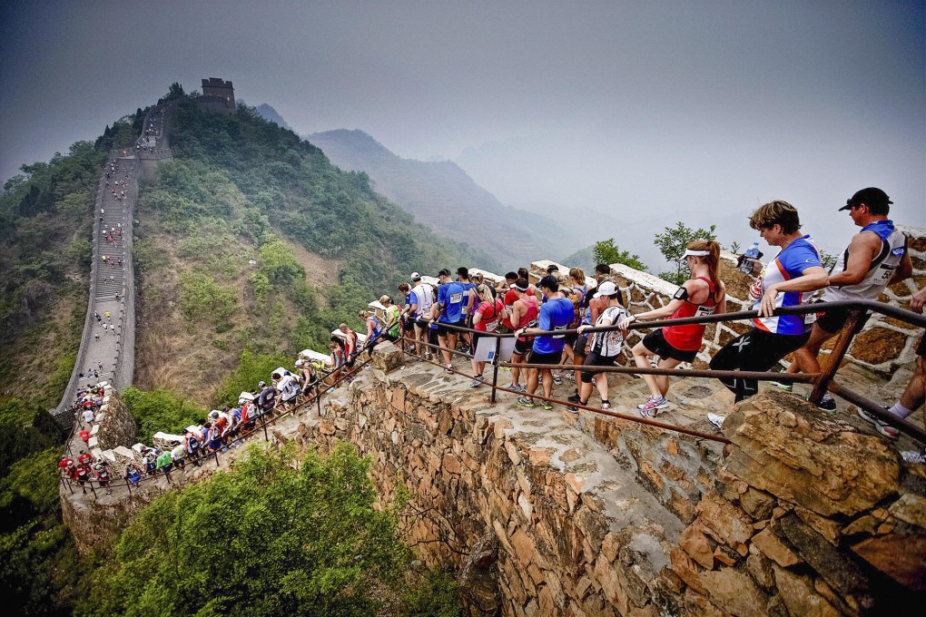 Plenty of takers for marathon punishment on the Great Wall.