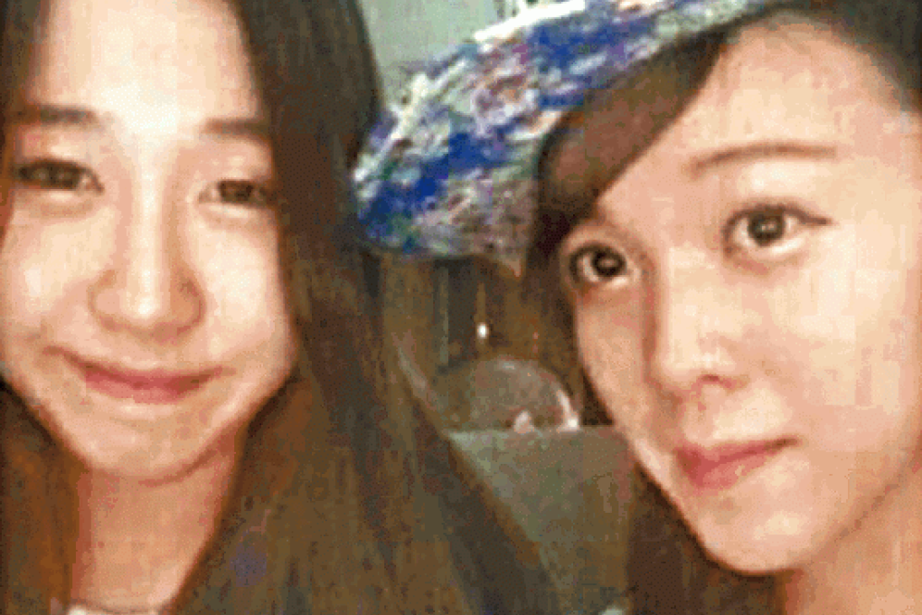 Yau Hiu-tung (left) and Tsang Lai-wun (right). Photo: Screenshot via Apple Daily