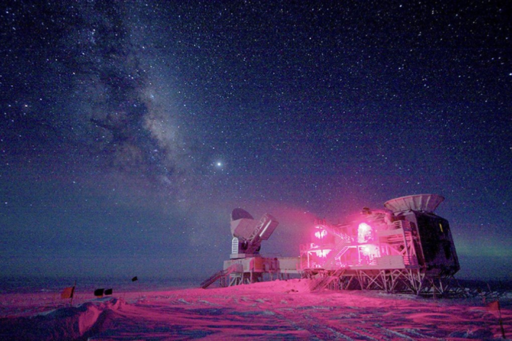 The gravitational waves, considered the astronomers' holy grail, were detected by a telescope at the South Pole. Photo: Reuters