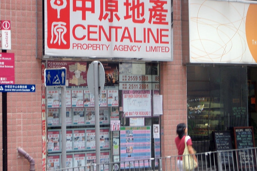Centaline Property Agency in Hong Kong was able to generate a profit last year, but its stablemate Ricacorp Properties recorded a loss. Photo: Alex Lo