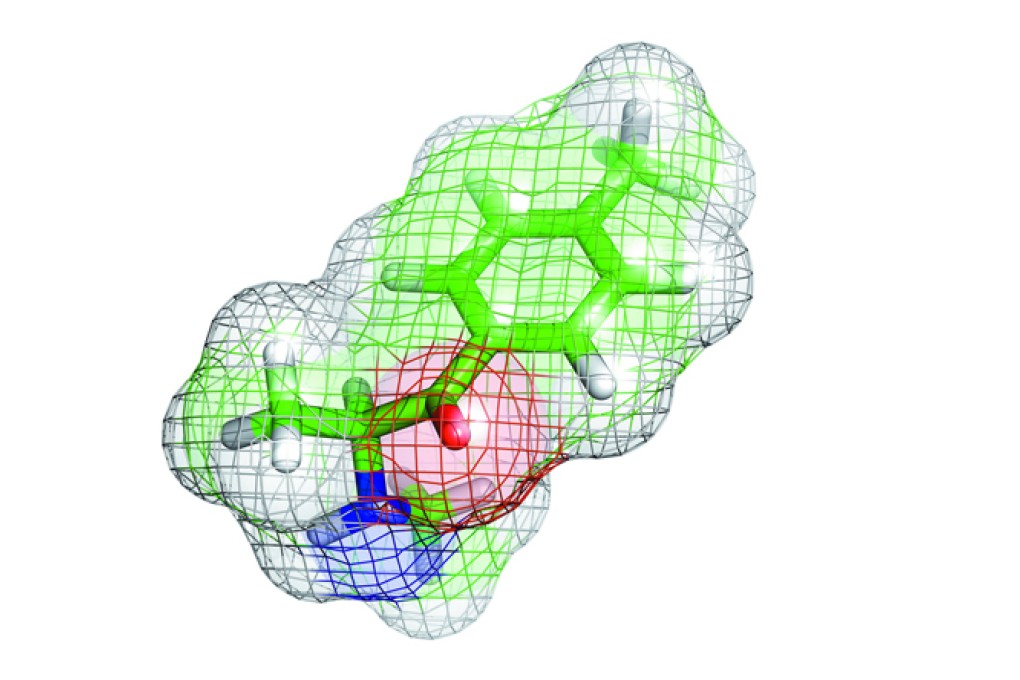 A mephedrone, or meow meow, molecule. Illustration: AFP