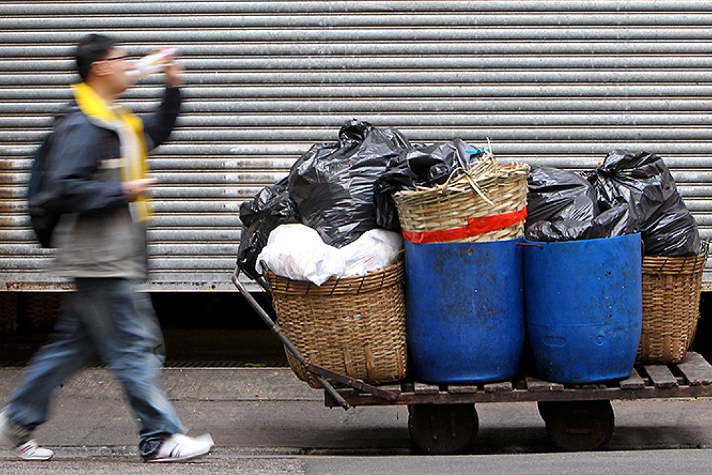 Hong Kong doesn't have a holistic waste management process in place. Photo: Felix Wong