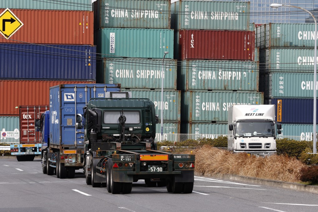 Brisk shipments of cars led Japan's exports. Photo: AP