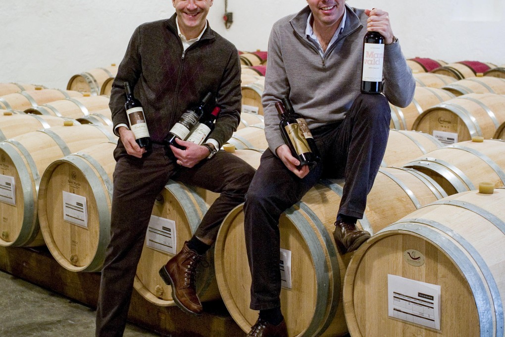 Viniv founder Stephen Bolger (left) and co-owner Jean-Charles Cazes.