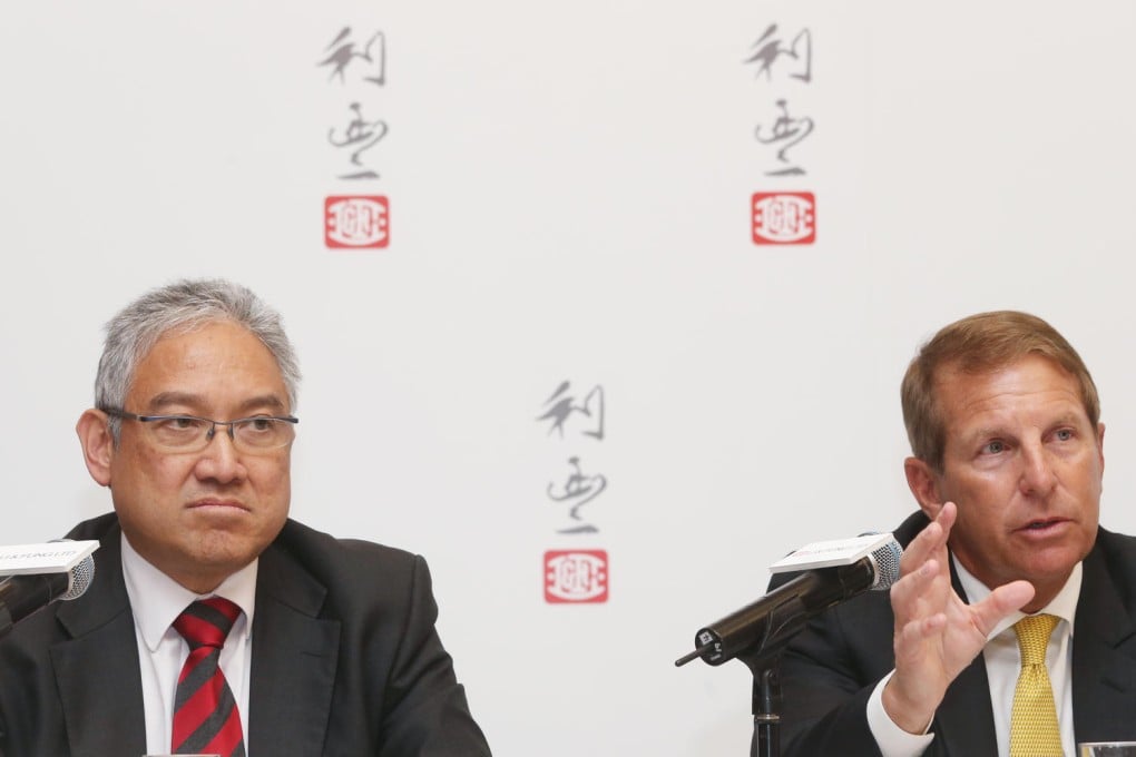 Li & Fung managing director William Fung Kwok-lun (left) and chief executive Bruce Rockowitz. Photo: David Wong
