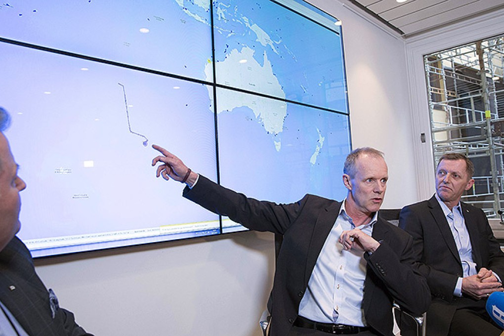 Sturla Henriksen, director general of the Norwegian Shipowner's Association. The Norwegian ship "Hoeegh St Petersburg" reached the area of the Indian Ocean where possible debris of the missing Malaysia Airlines MH370 plane were spotted. Photo: AFP