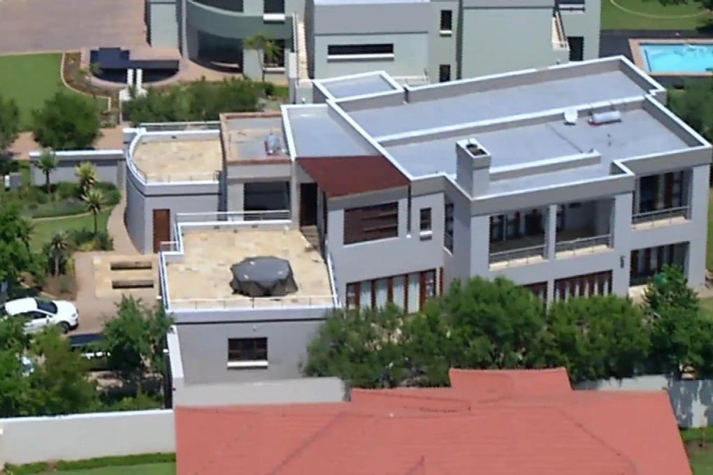 Aerial image of the home of Oscar Pistorius. Photo: AP