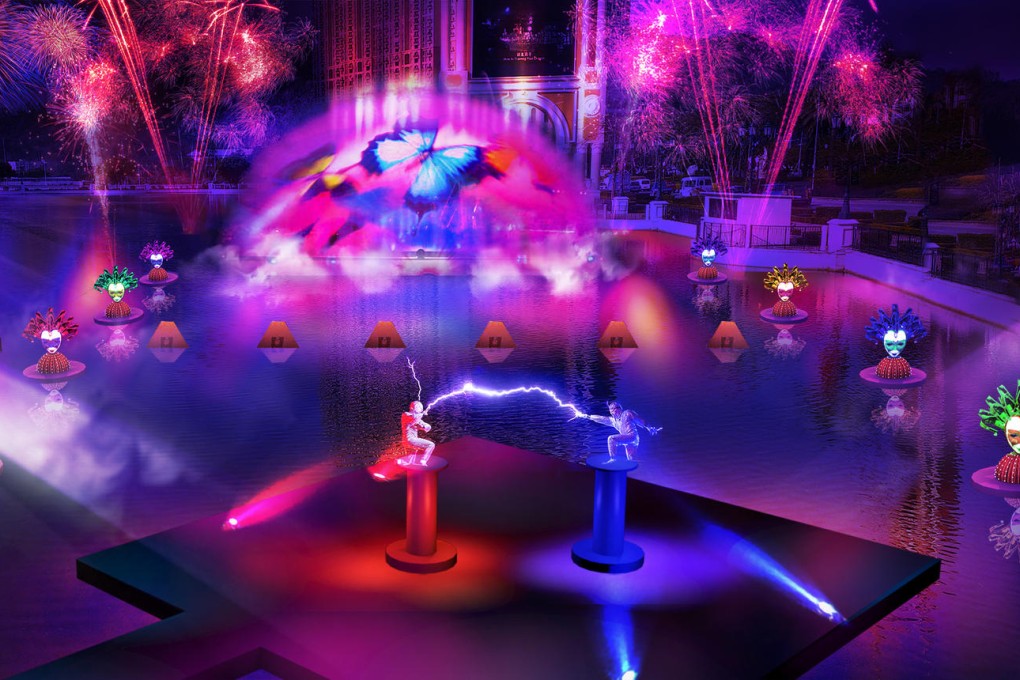 An artist's impression of the Lords of Lightning show.