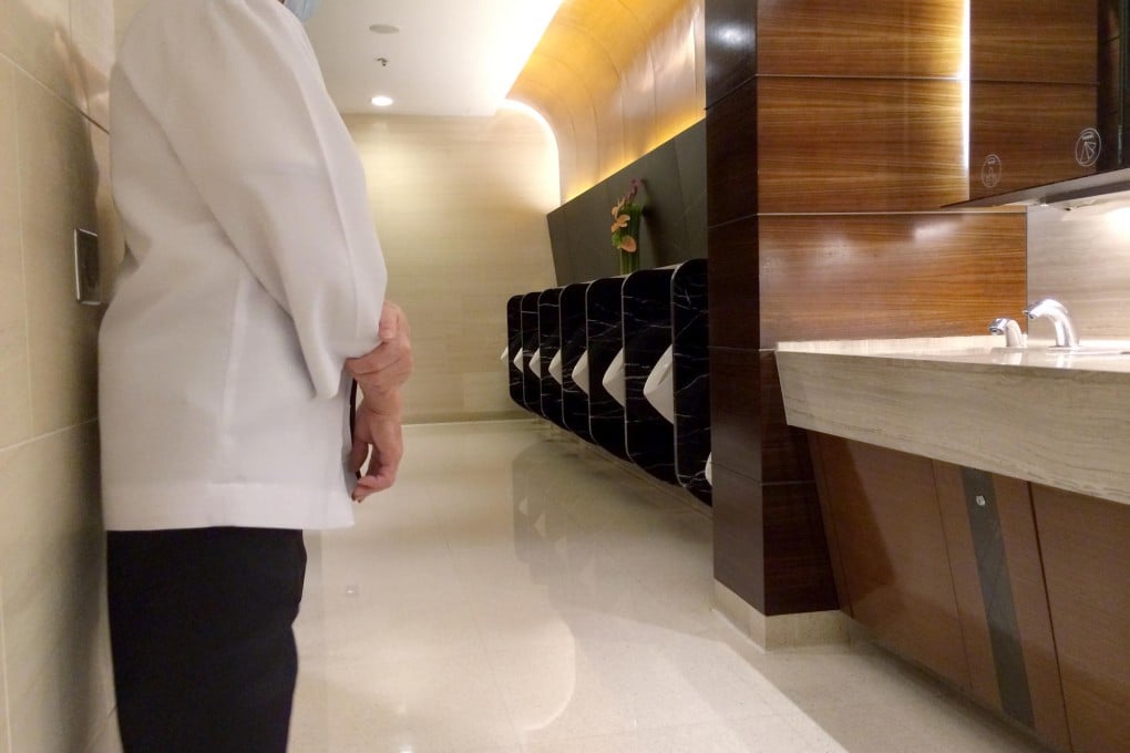 Mall bosses are facing accusations that they are putting their professional image ahead of the comfort and health of their toilet cleaners. Photo: SCMP Pictures