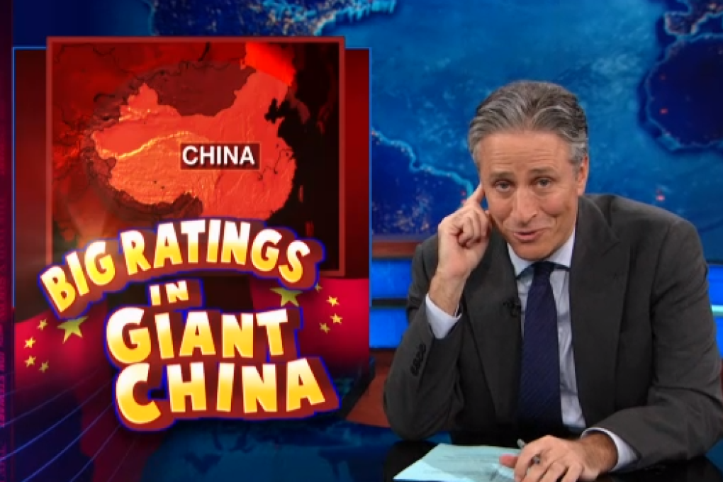 According to The Daily Show's Jon Stewart, China is where the viewers are. Photo: SCMP Pictures
