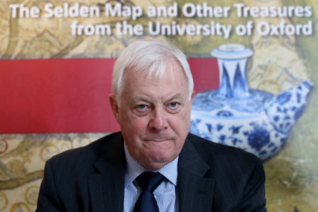 Chris Patten. Photo: K. Y. Cheng